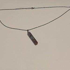 Rainbow Silver Necklace